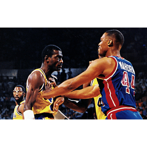 RICK MAHORN SIGNED AUTOGRAPHED Baseball PISTONS HAWKS - Picture 4 of 8